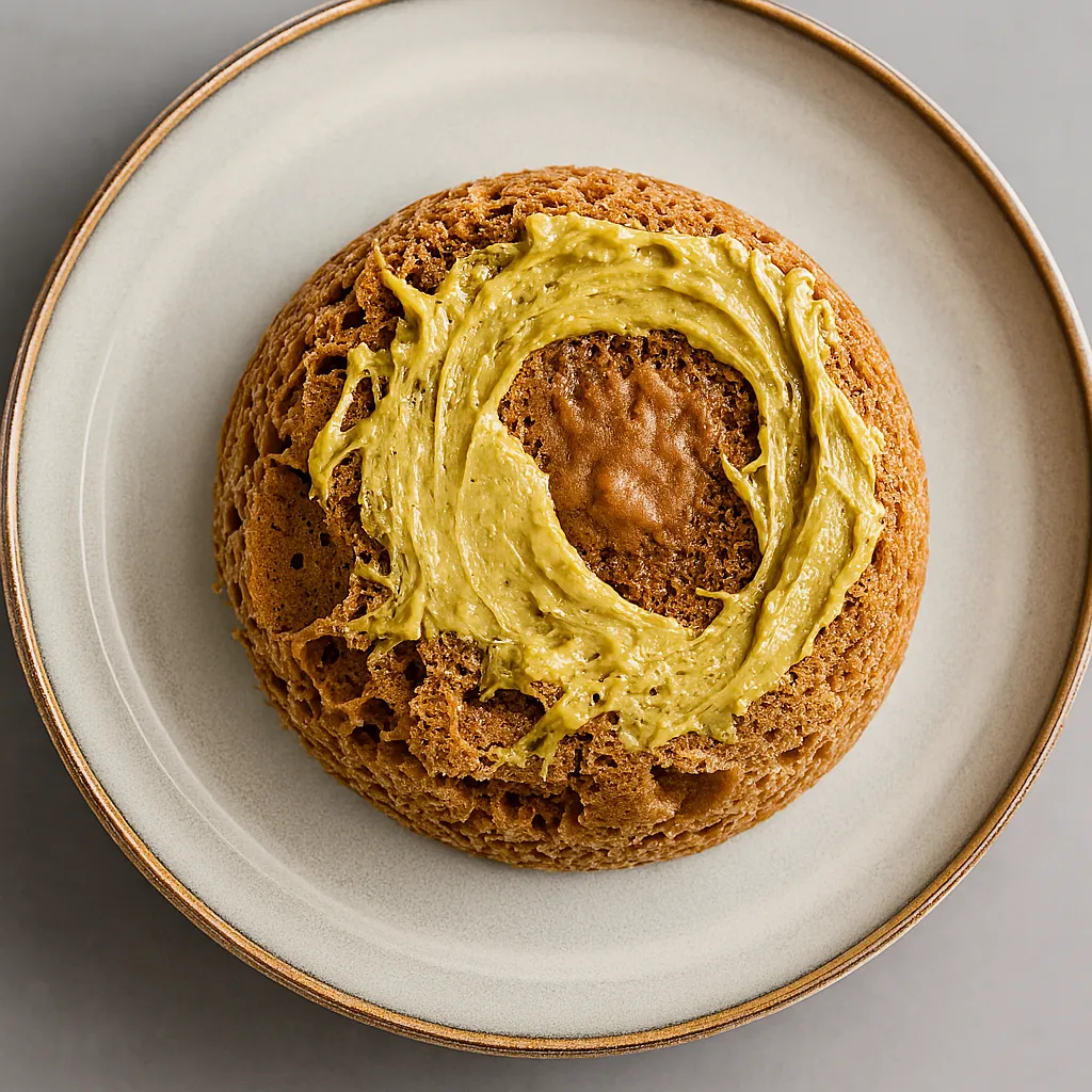Bowlcake banane-amande à la whey vegan